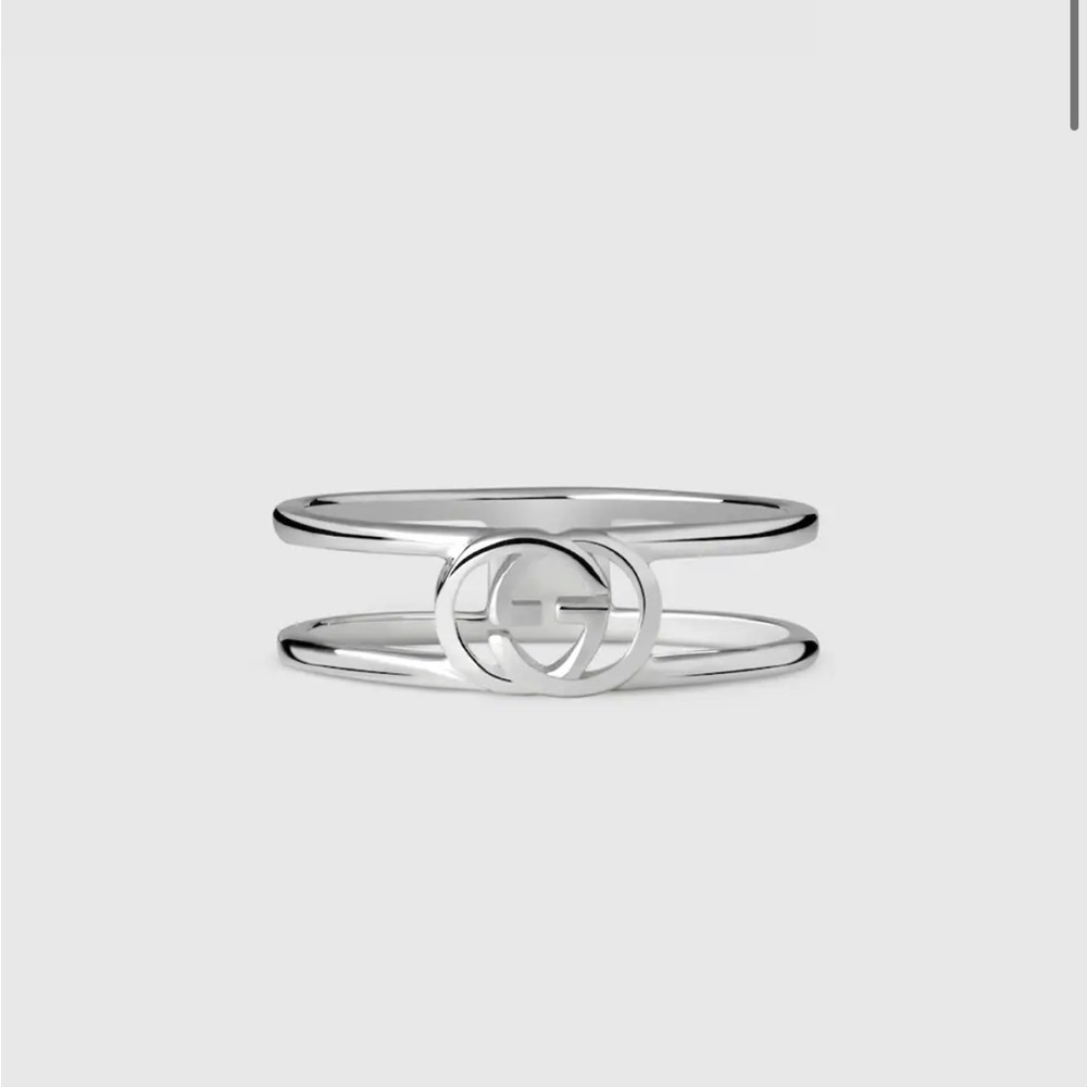 INTERLOCKING G THIN OPEN BAND